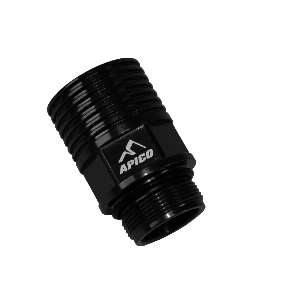 BRAKE COOLING EXTENSION REAR KTM/HQV/GAS/HUS/SHE/TRI 125-525 04-25 (R) (BREMBO) BLACK